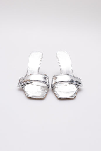 Gia Borghini Alodie Heels Silver