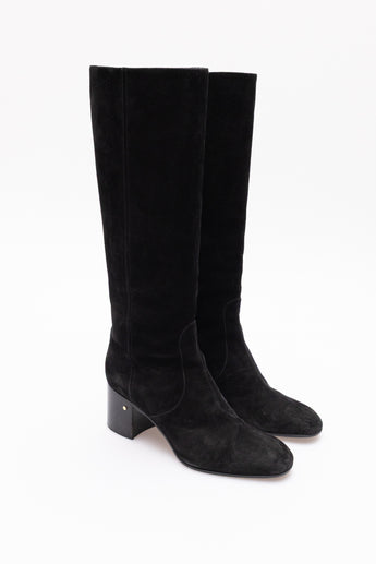 Laurence Dacade Benji Suede Knee High Boot 65mm