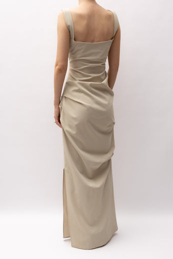 Paris Georgia Raf Dress in Fawne