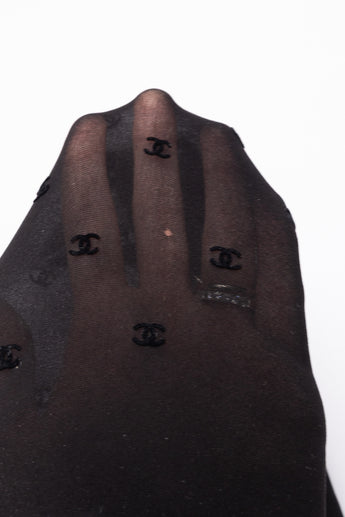 Chanel CC Logo Stockings