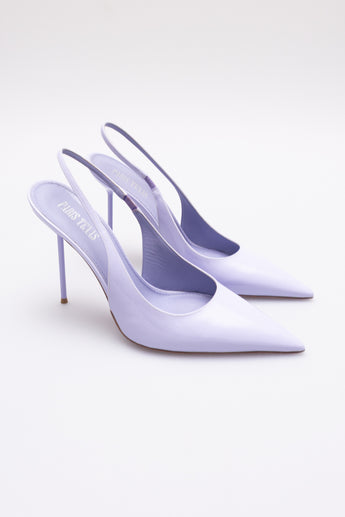 Paris Texas Lidia Lilac Patent Slingback 105mm