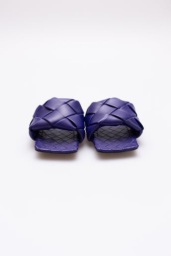 Bottega Veneta Lido Flat Sandal Purple
