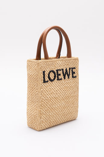 Loewe A5 Tote Bag Raffia