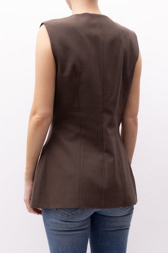 Anna Quan Bailey Top Chocolate