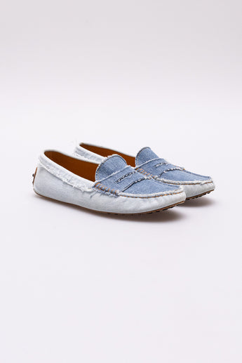 Tod's Gommino Denim Loafers