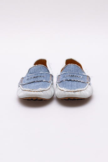 Tod's Gommino Denim Loafers