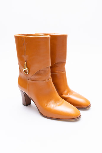 Gucci Elizabeth Half Horsebit Ankle Boot