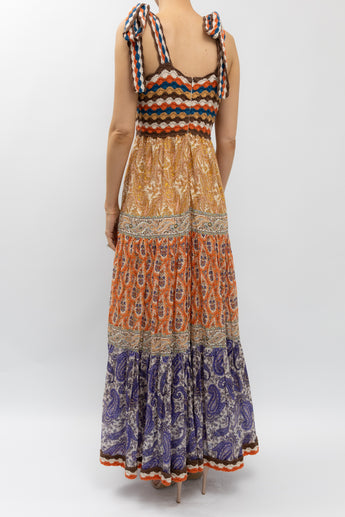 Zimmermann Devi Crochet Tie Dress