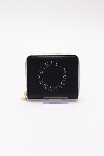 Stella McCartney Stella Logo Alter-Nappa Zip Around Wallet