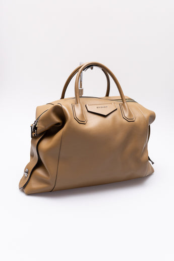 Givenchy Antigona Soft Large Leather Tote Bag Brown