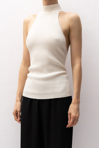 Anine Bing Ribbed Turtle Neck Top
