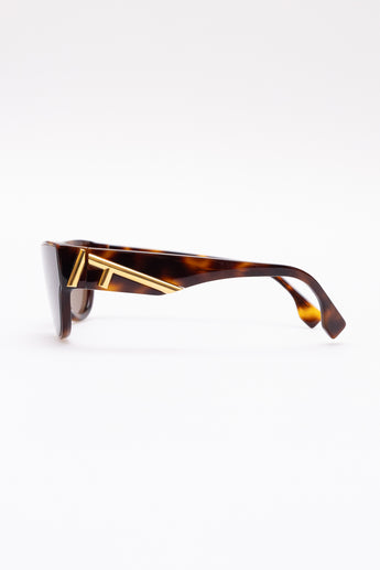 Fendi Havanna Sunglasses FE40135I