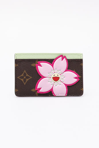 Louis Vuitton X Takashi Murakami Cherry Blossom Card Holder