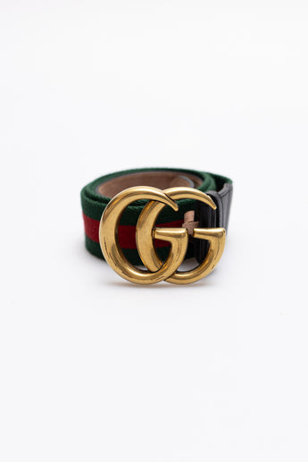 Gucci GG Web Belt