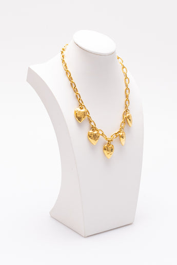 Mondo Mondo Heart Burn Necklace Gold