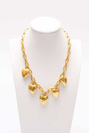 Mondo Mondo Heart Burn Necklace Gold
