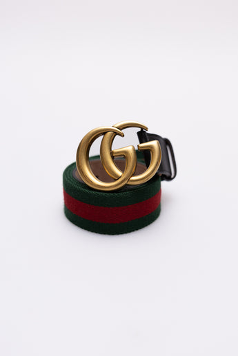 Gucci GG Web Belt