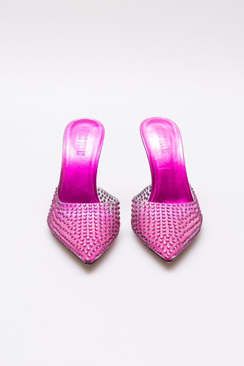 Paris Texas Holly Embellished Pumps Pink