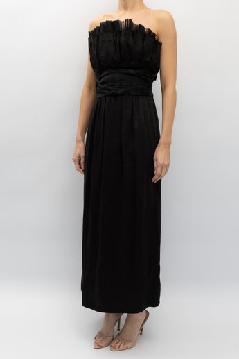 Aje Whisper Knot Waist Midi Dress
