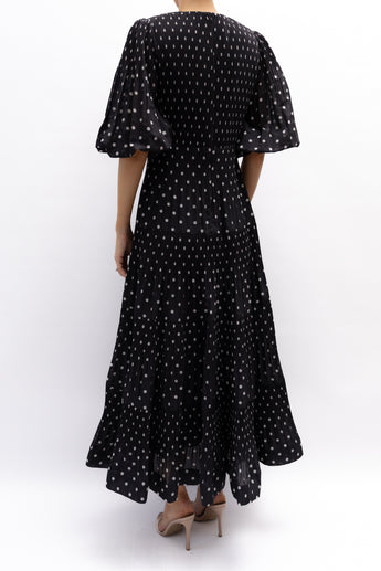 Zimmermann Polka Dot Pleated Dress