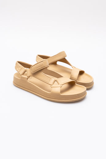 Fendi Logo Athletic Sandals