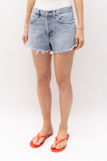 Agolde Parker Cut-Off Denim Shorts