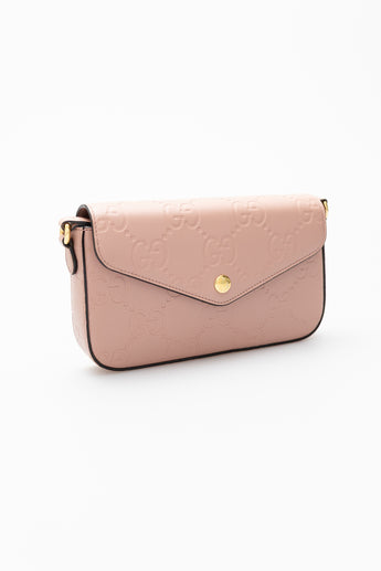 Gucci GG Super Mini Shoulder Bag Pink