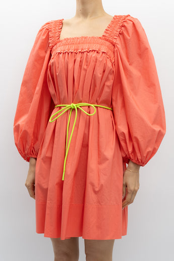 Zimmermann Nina Smocked Mini Dress