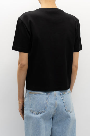 Fendi Cropped Short-Sleeve T-Shirt
