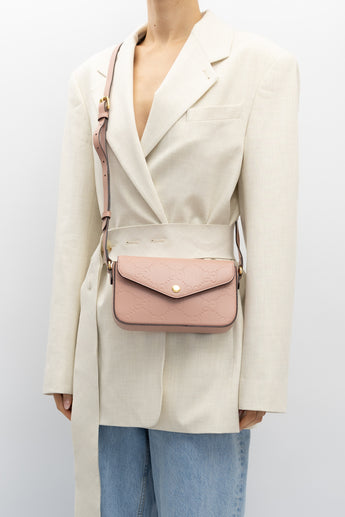 Gucci GG Super Mini Shoulder Bag Pink