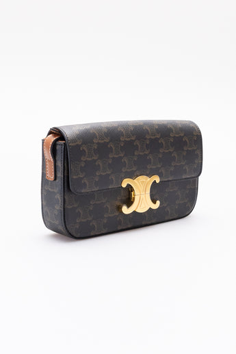 Celine Claude Triomphe Shoulder Bag