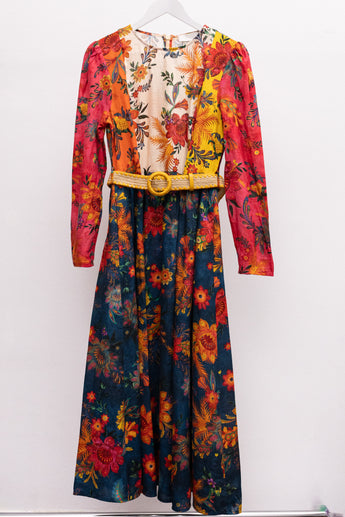 Zimmermann Ginger Long Sleeve Midi Dress