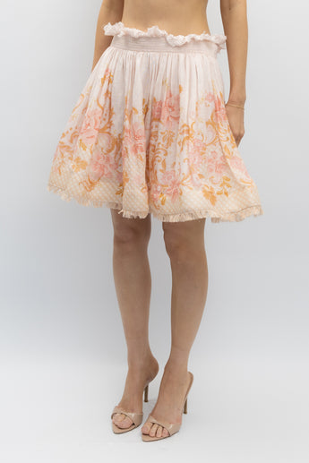 Zimmermann Postcard Mini Skirt