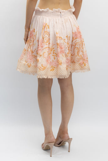 Zimmermann Postcard Mini Skirt