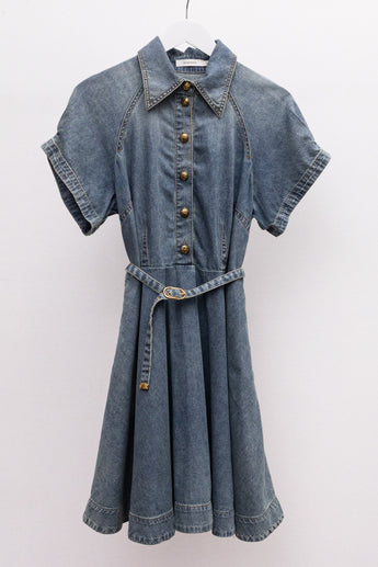 Zimmermann Illustration Denim Flip Dress