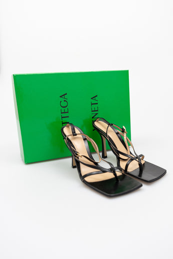 Bottega Veneta Stretch Ankle Strap Heels