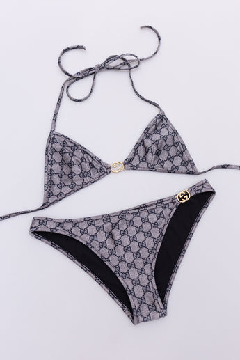Gucci GG Supreme Triangle Bikini