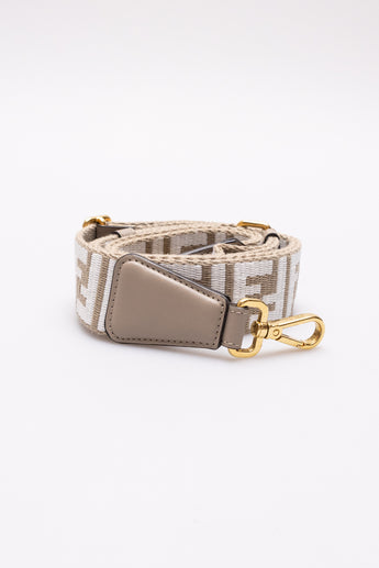Fendi Strap You FF Jacquard Shoulder Strap