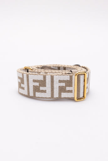 Fendi Strap You FF Jacquard Shoulder Strap