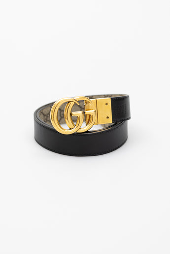 Gucci GG Supreme Reversible Belt