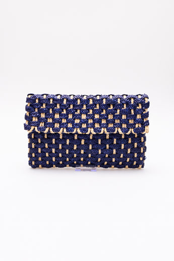 Zimmermann Woven Raffia Clutch Bag