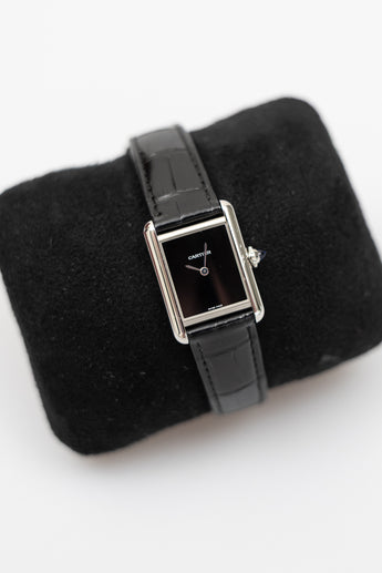 Cartier Tank Must Watch Alligator Leather Strap