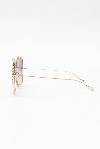 Gucci Chain-Trimmed Square Sunglasses GG1033S