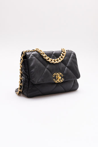 Chanel 19 Flap Bag Small Black