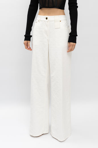 Louis Vuitton Monogram Boot Cut Jeans