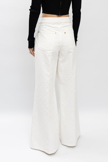 Louis Vuitton Monogram Boot Cut Jeans