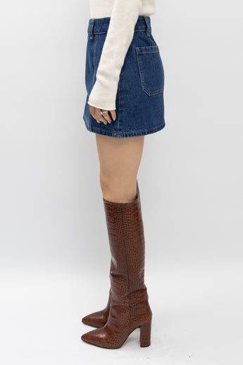 Paris Texas Block Heel Knee High Boot