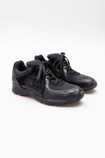 Chanel CC Trainers Black