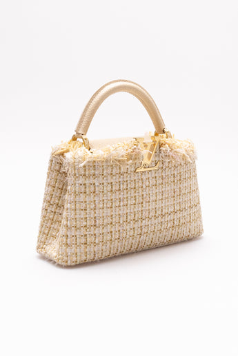 Louis Vuitton  Capucines BB Tweed Bag