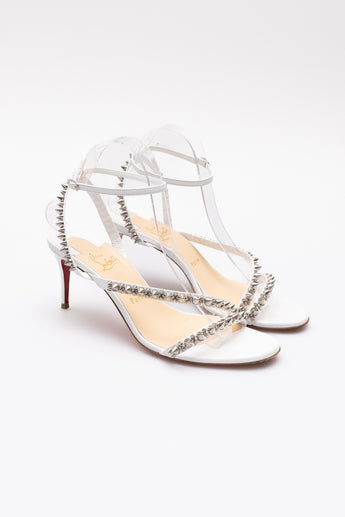 Christian Louboutin So Me Strappy Sandals White